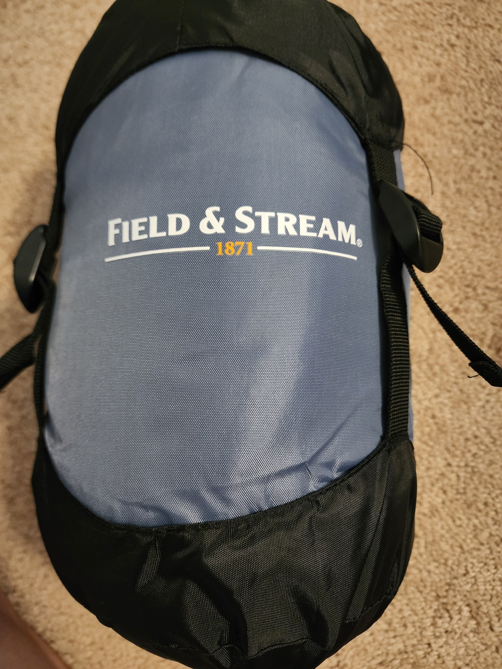 Field & Stream Blue and Black 50° Sleeping Bag